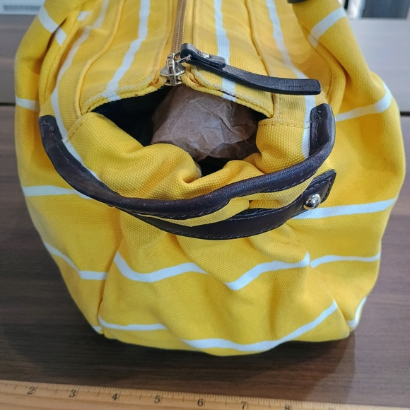 Kate Spade Yellow Striped Women's Bag - Picture 4 of 10